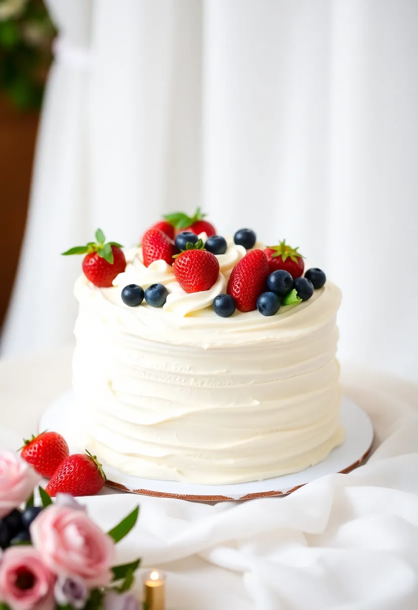 21 Simple Wedding Cakes That Will Leave You Speechless (You Won't Believe #10!) - 11. Vanilla Bean Cake