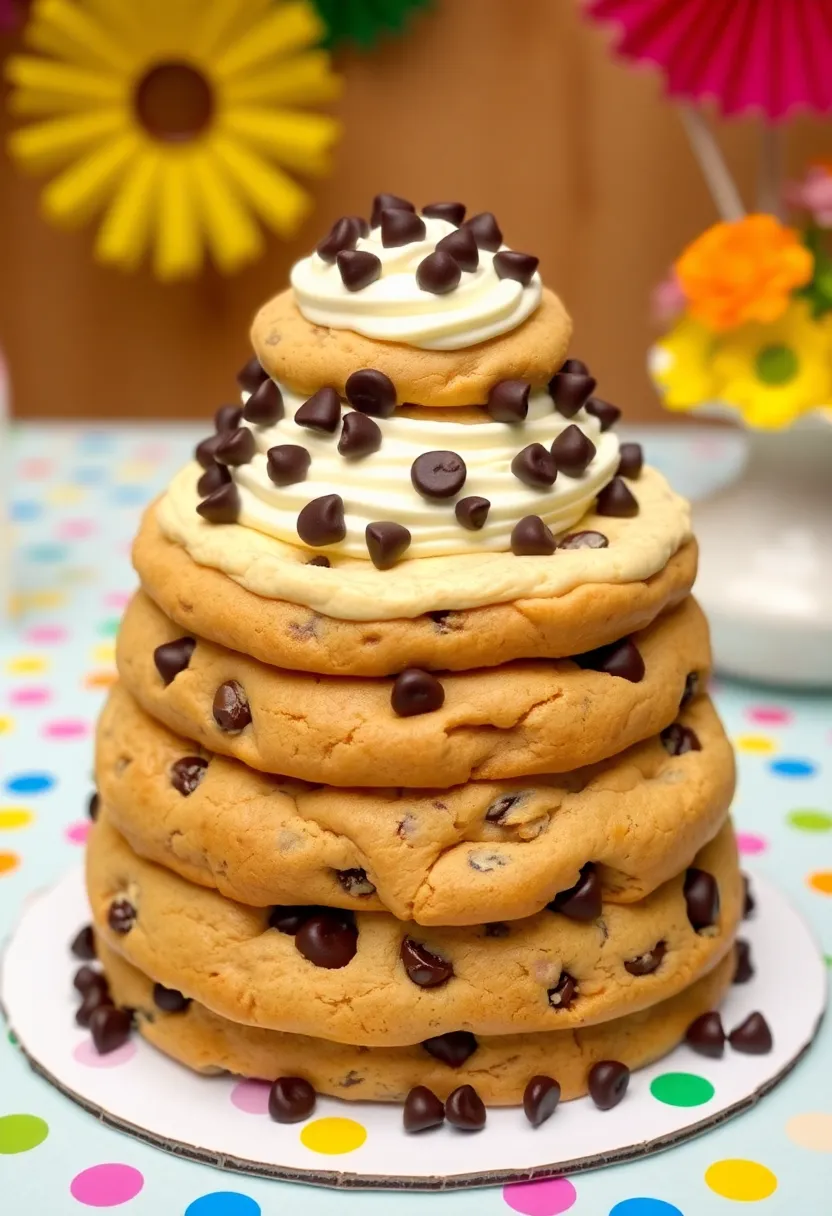 21 Simple Wedding Cakes That Will Leave You Speechless (You Won't Believe #10!) - 12. Chocolate Chip Cookie Cake