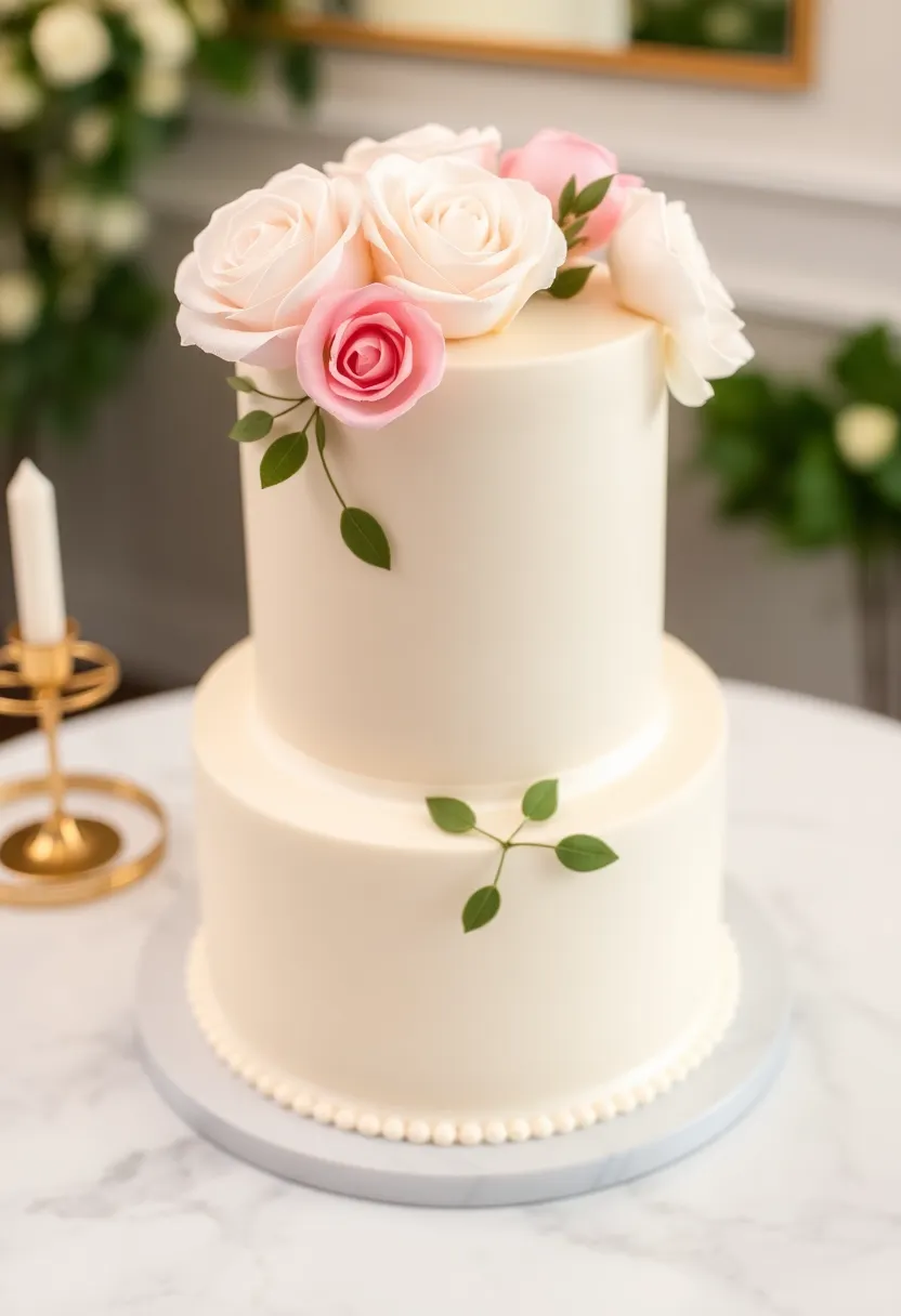 21 Simple Wedding Cakes That Will Leave You Speechless (You Won't Believe #10!) - 8. Almond Cake with Marzipan