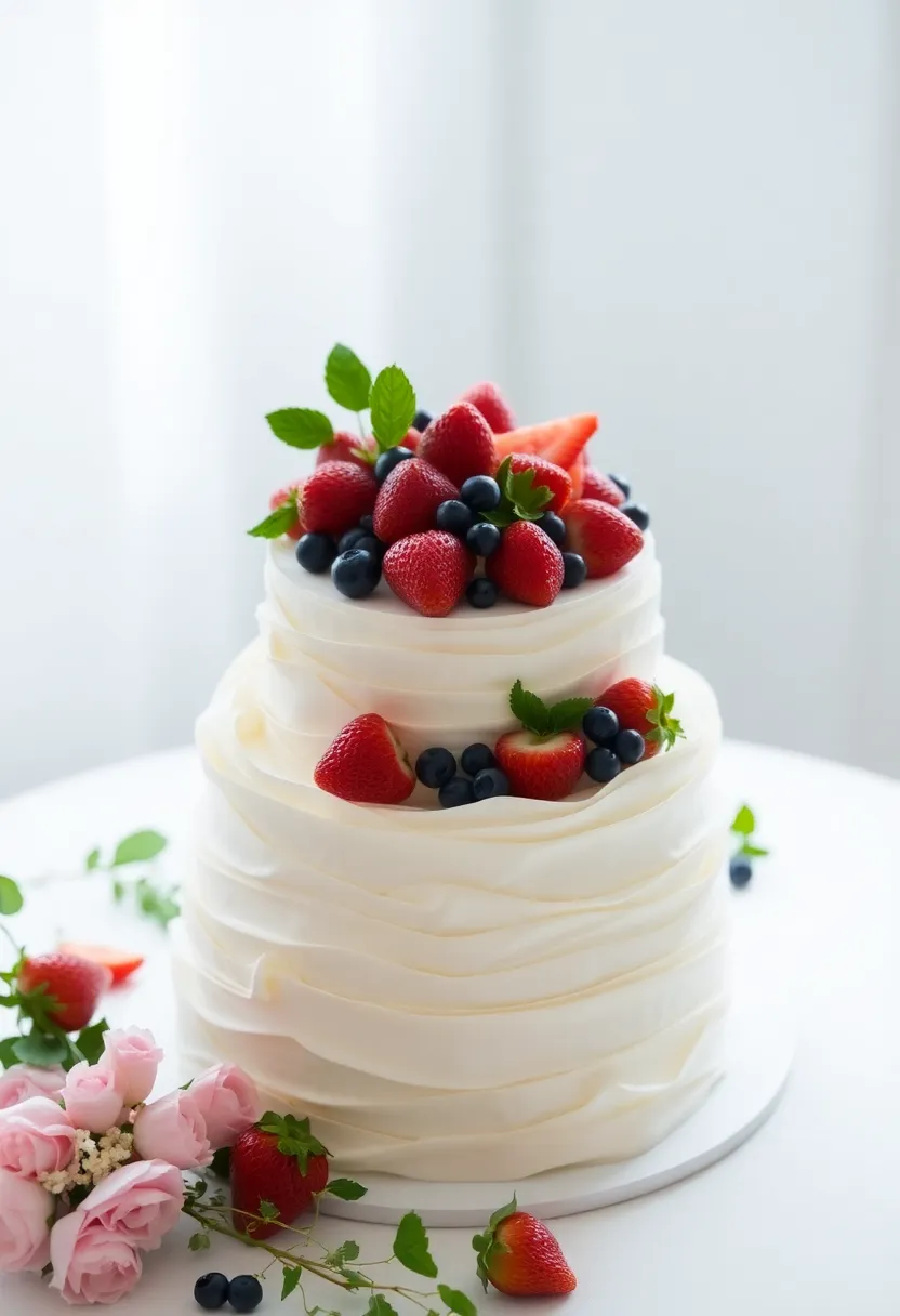 21 Simple Wedding Cakes That Will Leave You Speechless (You Won't Believe #10!) - 18. Chiffon Cake