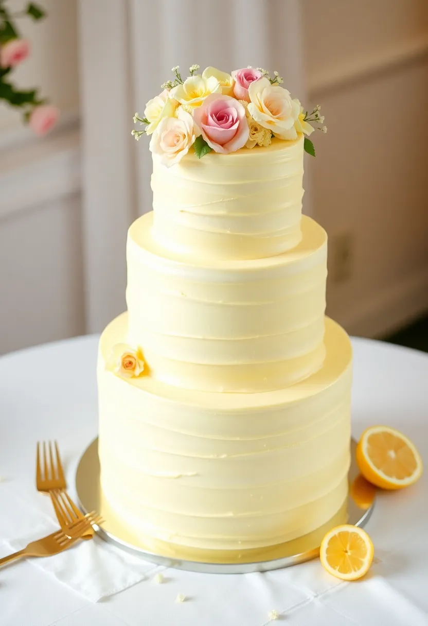 21 Simple Wedding Cakes That Will Leave You Speechless (You Won't Believe #10!) - 4. Lemon Drizzle Cake