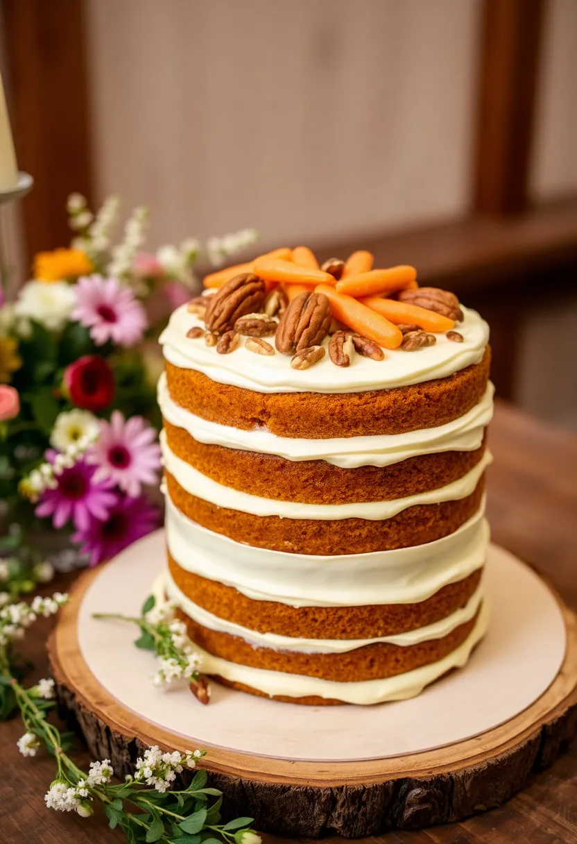 21 Simple Wedding Cakes That Will Leave You Speechless (You Won't Believe #10!) - 9. Carrot Cake Delight