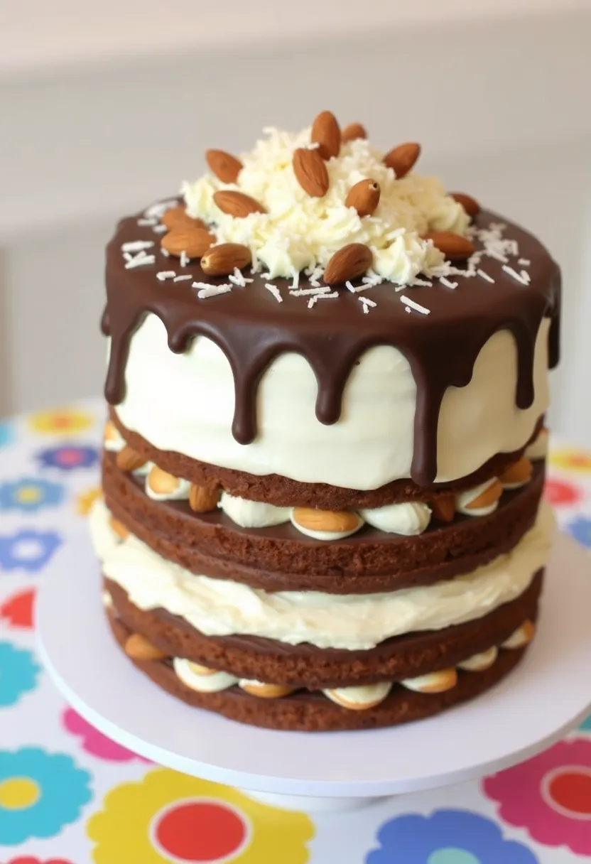 21 Simple Wedding Cakes That Will Leave You Speechless (You Won't Believe #10!) - 20. Almond Joy Cake