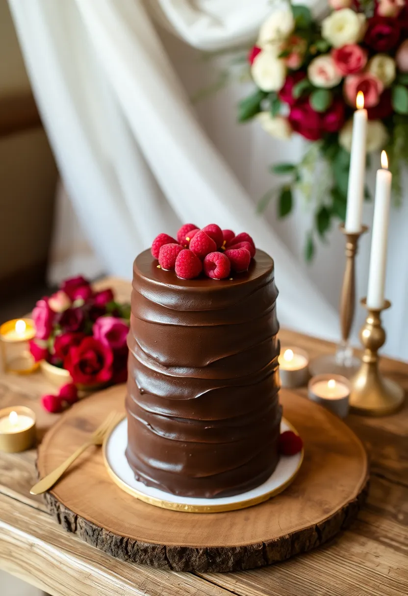 25 Classic Vintage Wedding Cakes That Will Make You Swoon (Don't Miss #15!) - 7. Chocolate Ganache Cake