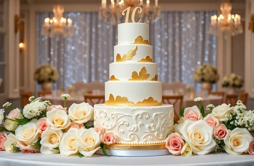 20+ White and Gold Wedding Cake Ideas That Will Leave Your Guests Speechless!