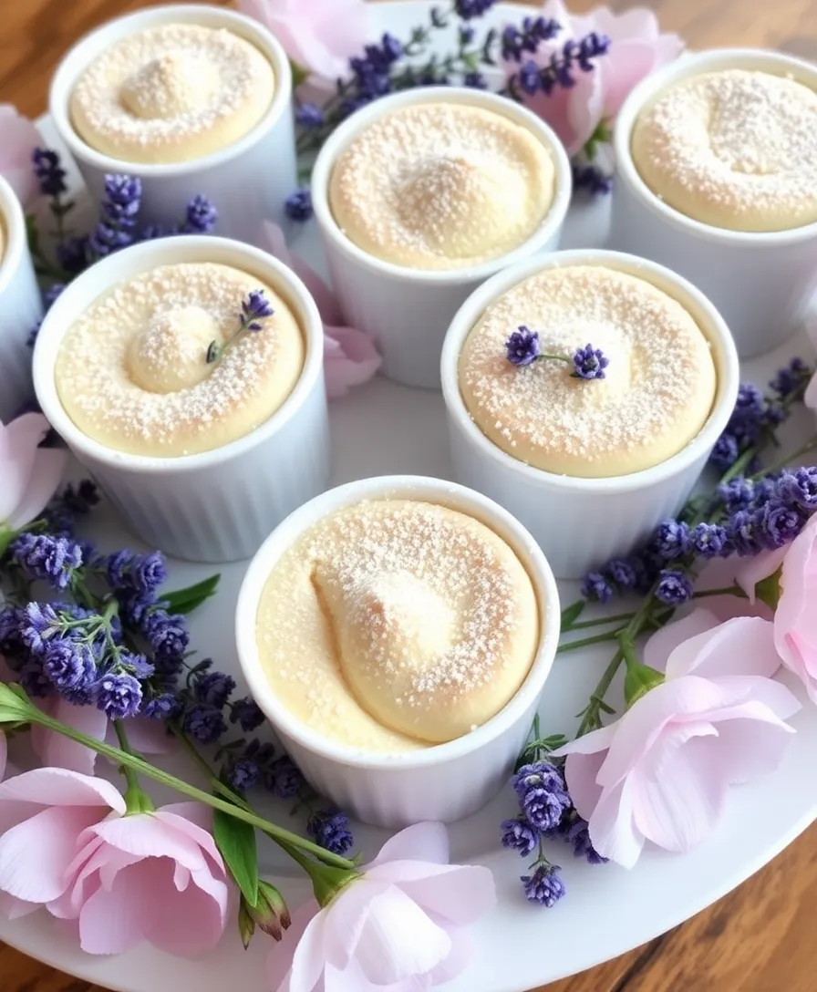 20 Creative Lavender Wedding Cake Designs You’ll Want to Copy! - 15. Lavender Soufflé Cake